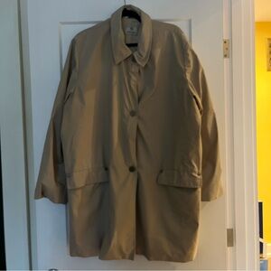 Marina Rinaldi Voyage Classic Overcoat/Trench Beige/Tan Sz 18